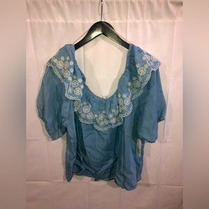 Off the shoulder blouse